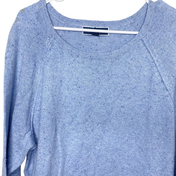 Karen Scott blue heather sweater size 0X NWT - Picture 3 of 4